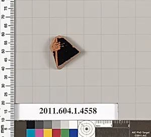 Terracotta fragment of a kylix (drinking cup)