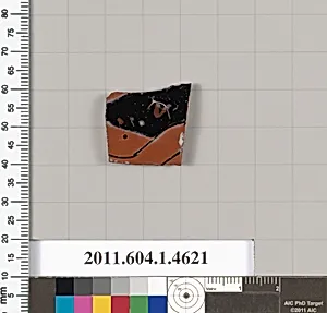 Terracotta fragment of a kylix (drinking cup)