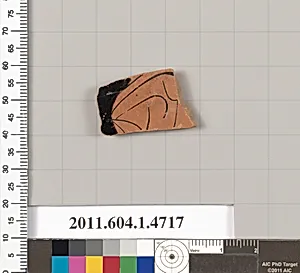 Terracotta fragment of a kylix (drinking cup)