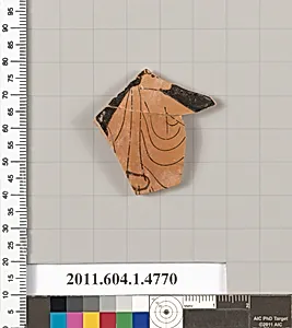 Terracotta fragment of a kylix (drinking cup)