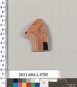 Terracotta fragment of a kylix (drinking cup)