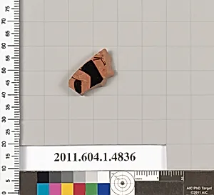 Terracotta fragment of a kylix (drinking cup)
