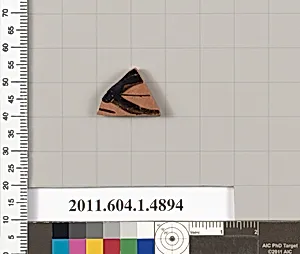 Terracotta fragment of a kylix (drinking cup)