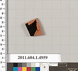 Terracotta fragment of a kylix (drinking cup)
