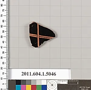 Terracotta fragment of a kylix (drinking cup)
