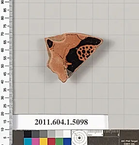 Terracotta fragment of a kylix (drinking cup)