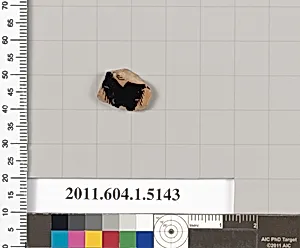 Terracotta fragment of a kylix (drinking cup)