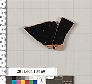 Terracotta fragment of a kylix (drinking cup)