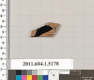 Terracotta fragment of a kylix (drinking cup)