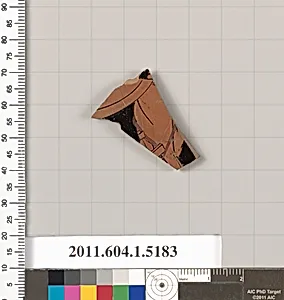 Terracotta fragment of a kylix (drinking cup)