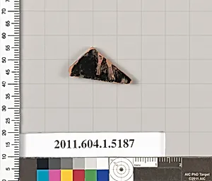 Terracotta fragment of a kylix (drinking cup)