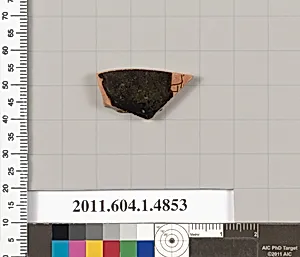 Terracotta fragment of a kylix (drinking cup)