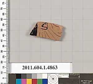 Terracotta fragment of a kylix (drinking cup)