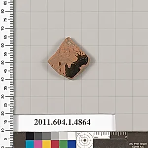 Terracotta fragment of a kylix (drinking cup)