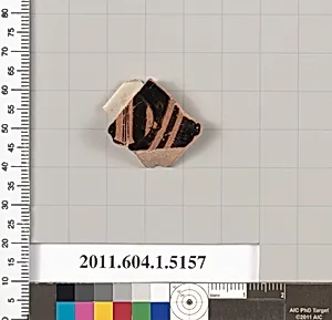 Terracotta fragment of a kylix (drinking cup)