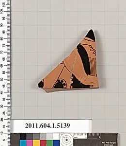 Terracotta fragment of a kylix (drinking cup)