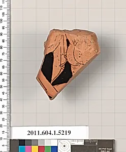 Terracotta fragment of a kylix (drinking cup) by Unknown Artist
