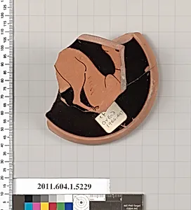 Terracotta fragment of a kylix (drinking cup) by Unknown Artist