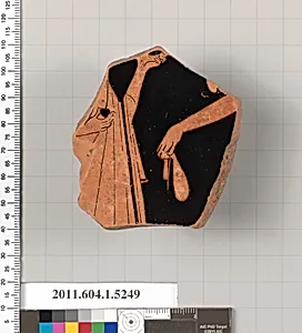 Terracotta fragment of a kylix (drinking cup) by Unknown Artist