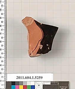 Terracotta fragment of a kylix (drinking cup) by Unknown Artist
