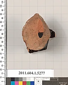 Terracotta fragment of a kylix (drinking cup)