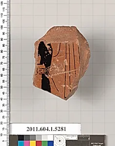 Terracotta fragment of a kylix (drinking cup) by Unknown Artist