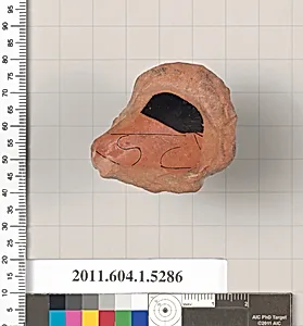 Terracotta fragment of a kylix (drinking cup) by Unknown Artist
