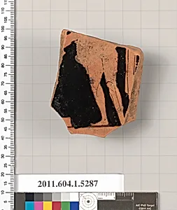 Terracotta fragment of a kylix (drinking cup) by Unknown Artist