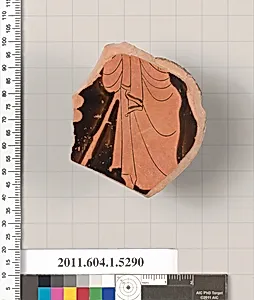 Terracotta fragment of a kylix (drinking cup)