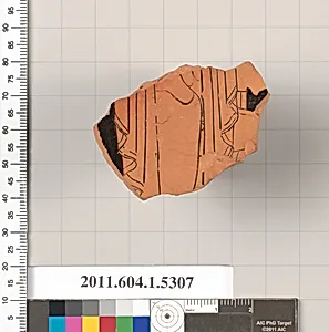 Terracotta fragment of a kylix (drinking cup) by Unknown Artist