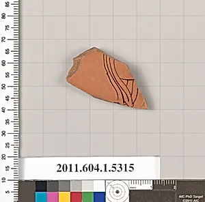 Terracotta fragment of a kylix (drinking cup) by Unknown Artist