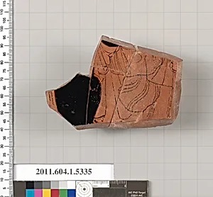 Terracotta fragment of a kylix (drinking cup) by Unknown Artist