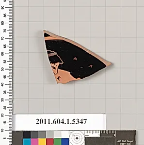 Terracotta fragment of a kylix (drinking cup) by Unknown Artist