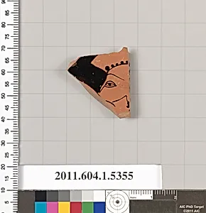 Terracotta fragment of a kylix (drinking cup) by Unknown Artist