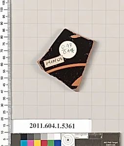 Terracotta fragment of a kylix (drinking cup) by Unknown Artist