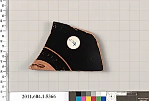 Terracotta fragment of a kylix (drinking cup)