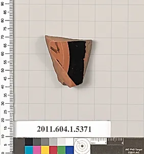 Terracotta fragment of a kylix (drinking cup)