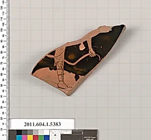 Terracotta fragment of a kylix (drinking cup) by Unknown Artist