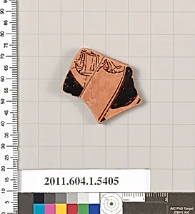 Terracotta fragment of a kylix (drinking cup) by Unknown Artist