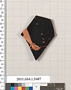 Terracotta fragment of a kylix (drinking cup) by Unknown Artist