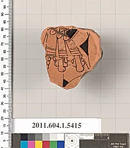 Terracotta fragment of a kylix (drinking cup) by Unknown Artist