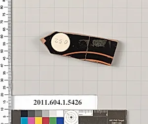 Terracotta fragment of a kylix (drinking cup)