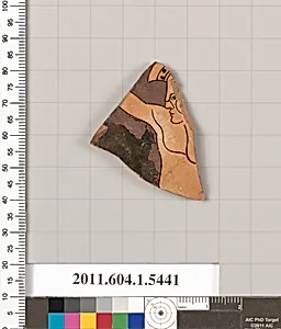 Terracotta fragment of a kylix (drinking cup) by Unknown Artist
