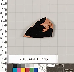 Terracotta fragment of a kylix (drinking cup) by Unknown Artist