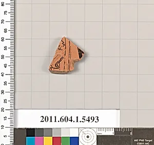 Terracotta fragment of a kylix (drinking cup) by Unknown Artist