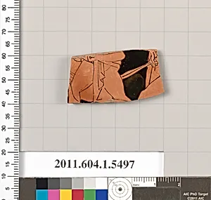 Terracotta fragment of a kylix (drinking cup) by Unknown Artist