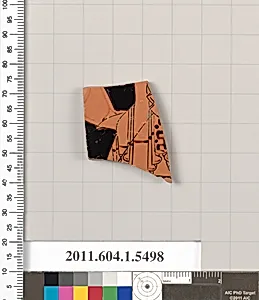Terracotta fragment of a kylix (drinking cup) by Unknown Artist