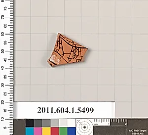 Terracotta fragment of a kylix (drinking cup) by Unknown Artist
