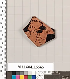 Terracotta fragment of a kylix (drinking cup) by Unknown Artist