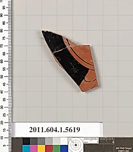 Terracotta fragment of a kylix (drinking cup) by Unknown Artist